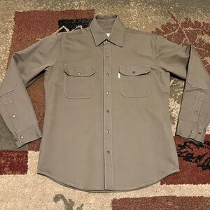 Red Clouds Collective Witham Work Shirt ~ Bedford Cord ~ Discontinued EXCELLENT